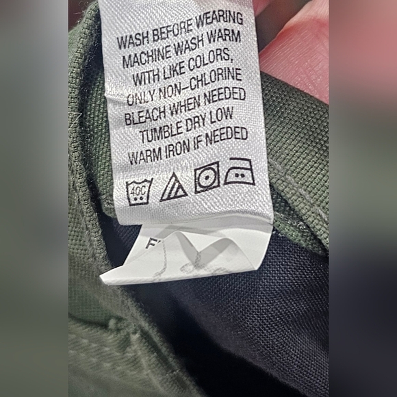 Blue Mountain Men's Canvas Relaxed Fit 5 Pocket Pants Men 40 X 32 NWT Green - Picture 8 of 9